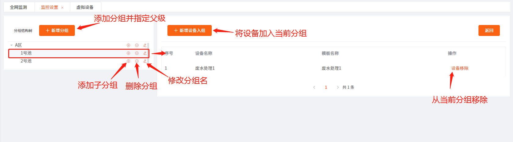 监控设置